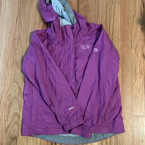 Gently used Mountain Hardware girls rain jacket size youth medium